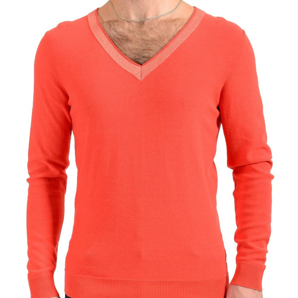 Hugo Boss Men's "Franklin" Slim Fit V-Neck Pullover Sweater US L IT 52